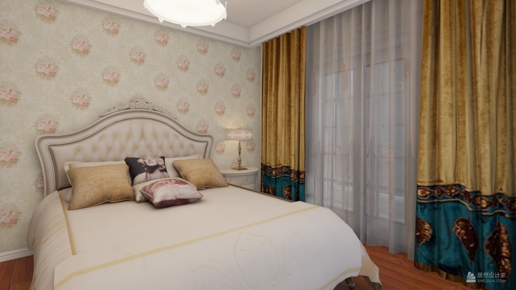 其它风格三室两厅装修设计效果图